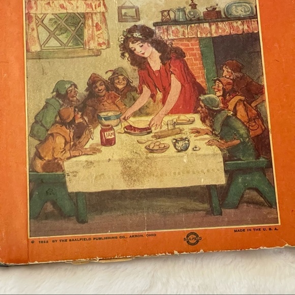 Antique Grimm's Fairy Tales by Brothers Grimm 6 Classic Stories Copyright 1922 - Picture 4 of 16